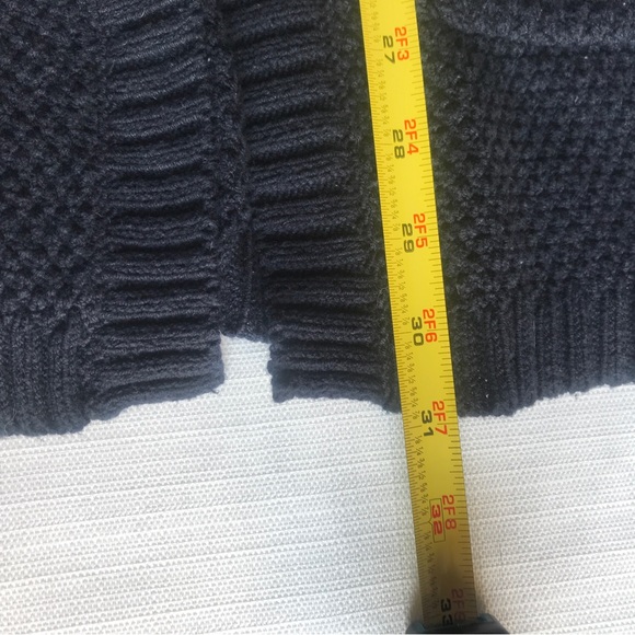 Workshop Republic Clothing Women’s Small Black Open Front Cardigan Soft - Picture 11 of 14